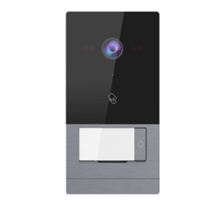 T-OS16 MINI OUTDOOR DOOR STATION – 1 BUTTON, 2-WIRE, 600TVL